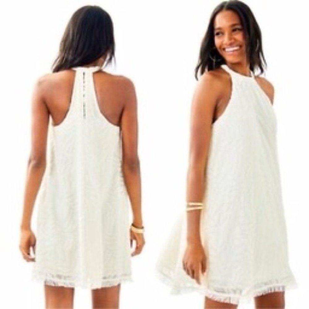 Lilly Pulitzer Quinn Velvet Swing Resort Dress XS